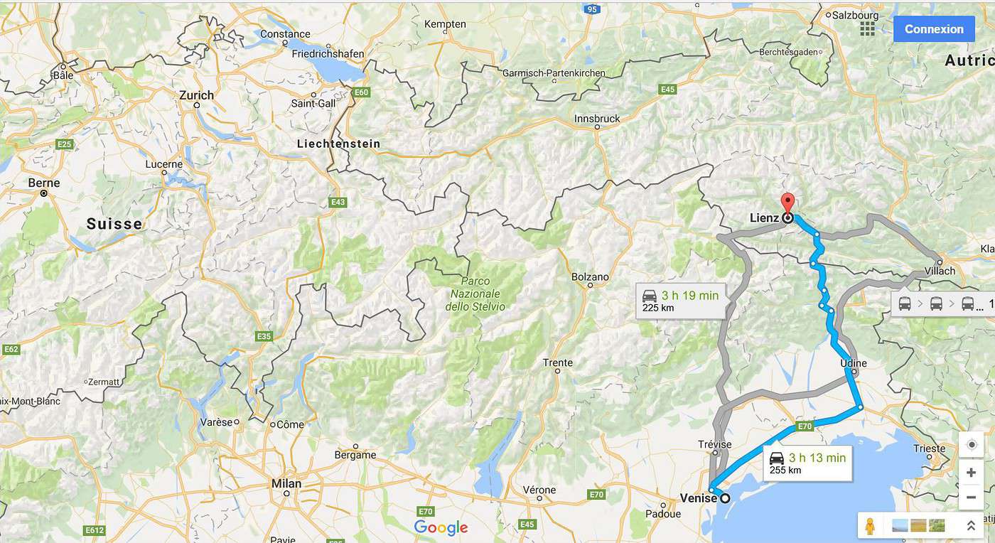 Camping "sauvage" en Autriche, Italie et Suisse Voyage en campingcar > Autriche / Italie