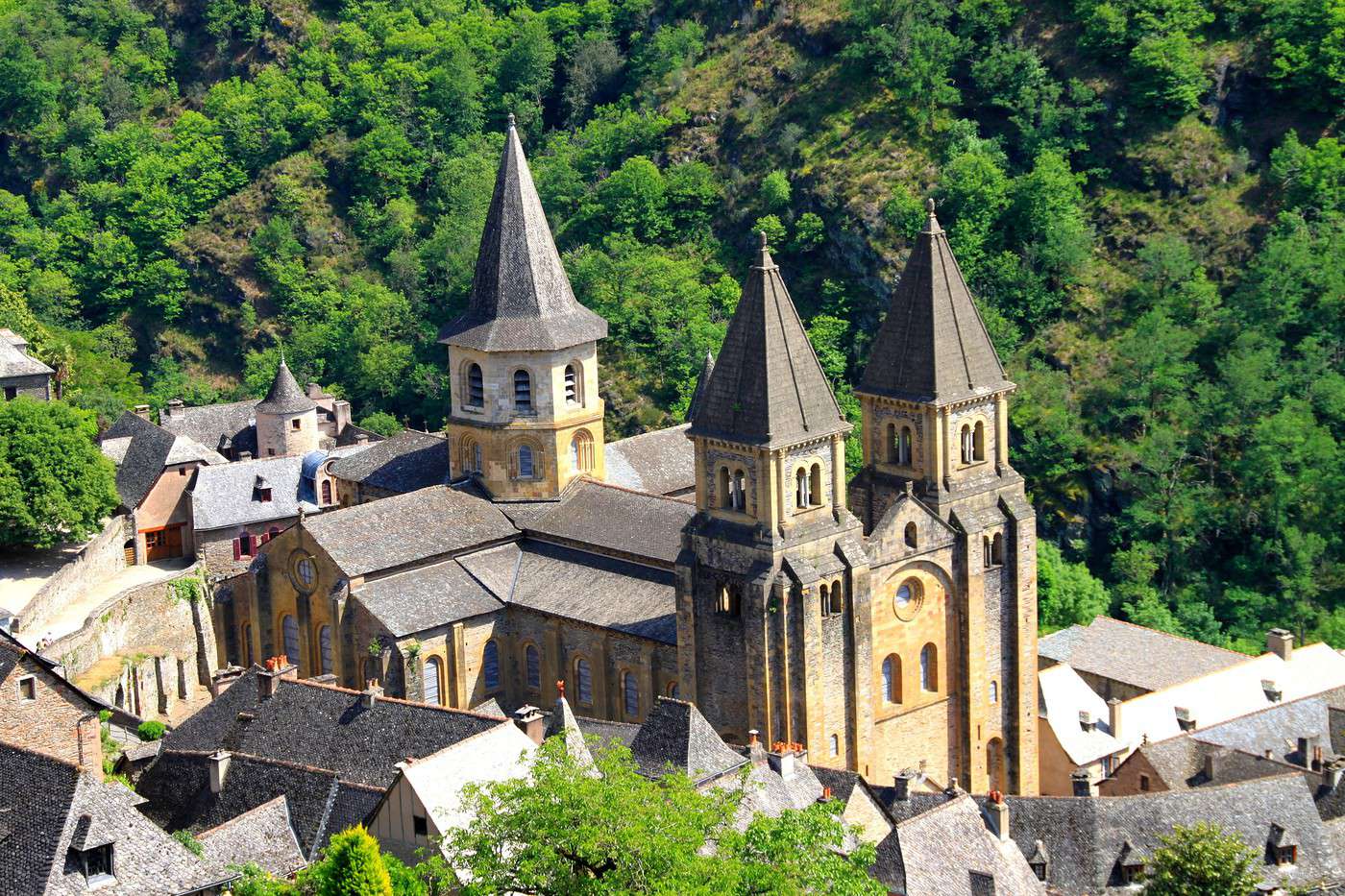 Conques-en-Rouergue, Aveyron, France