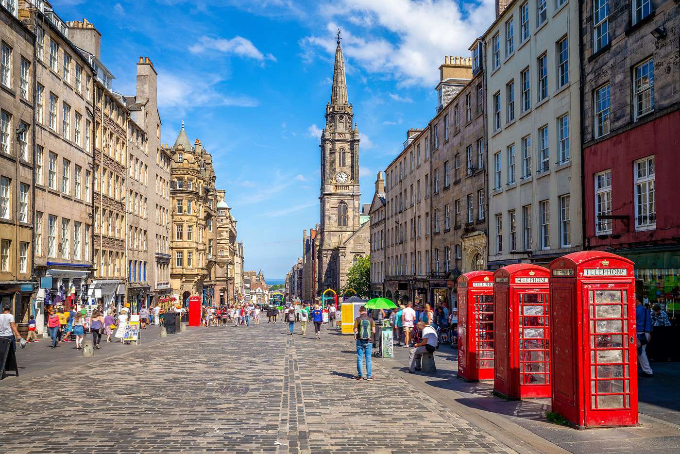 Royal Mile, Edimbourg, Grande Bretagne