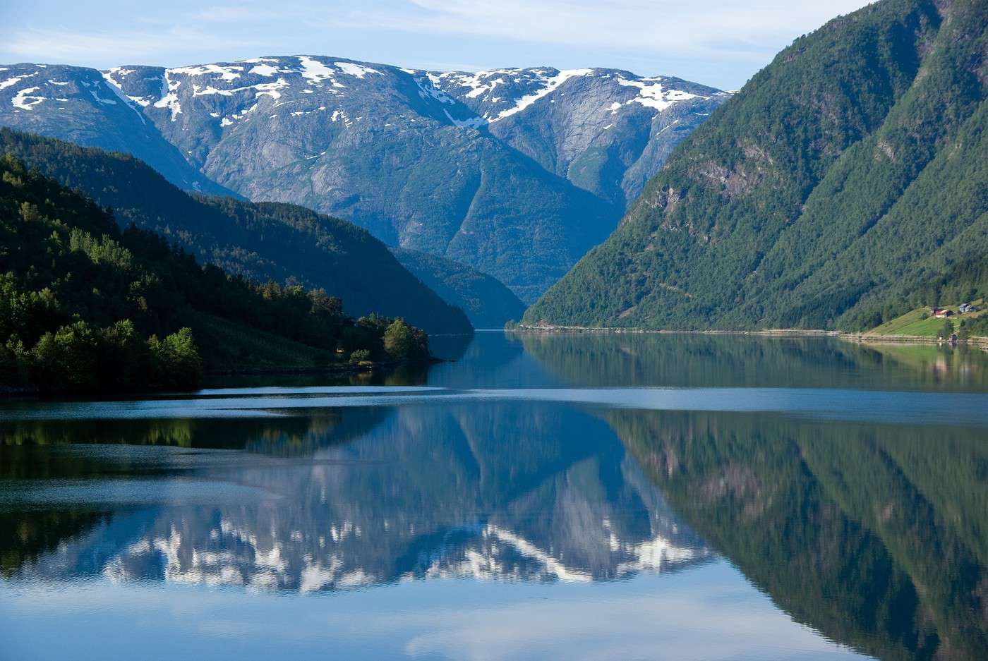 Fjord d'Hardanger, Norv&egrave;ge