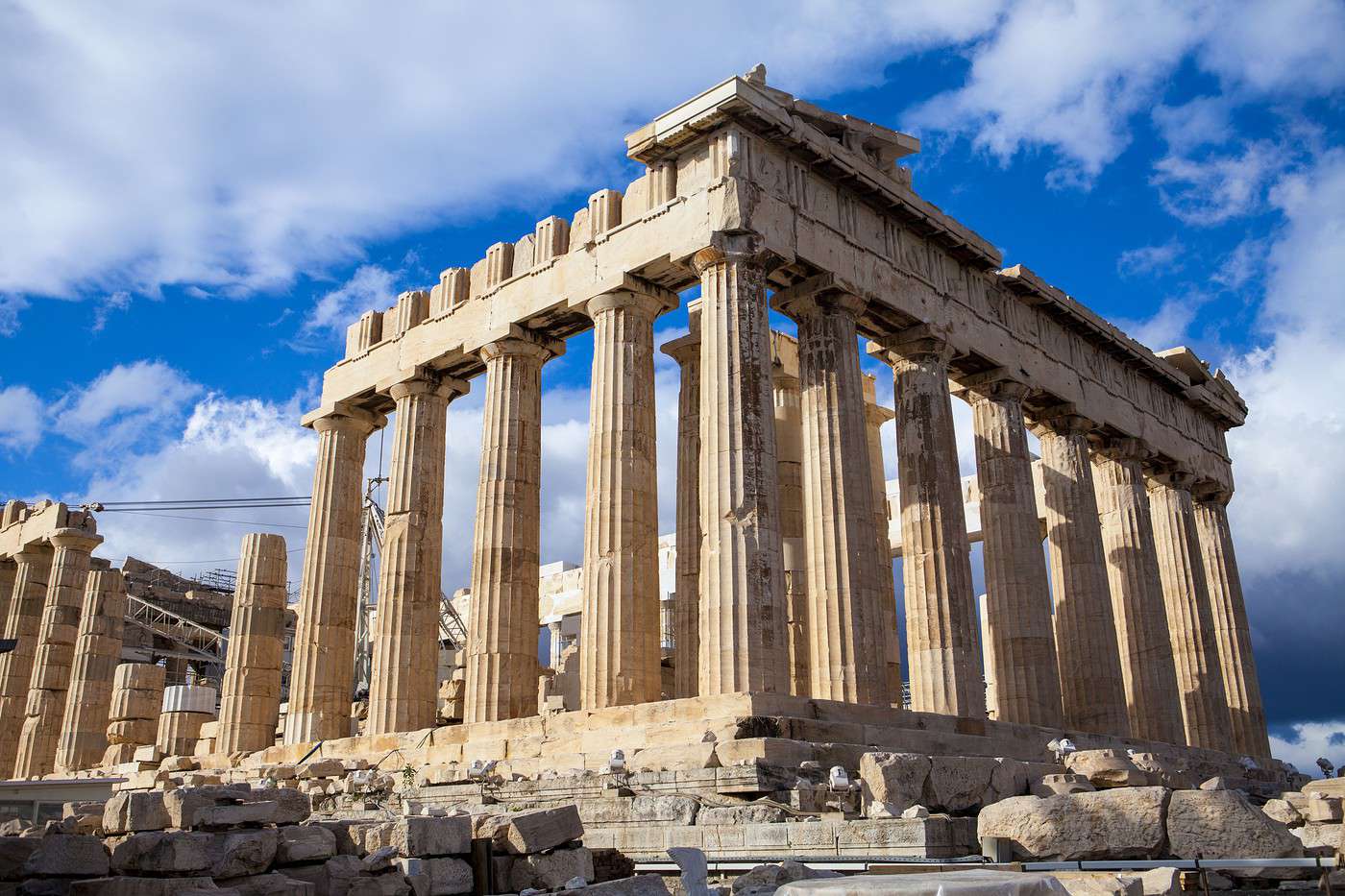 Le Parthénon, Acropole d'Athènes, Athènes, Grèce Le Parthénon, Acropole d'Athènes, Athènes, Grèce