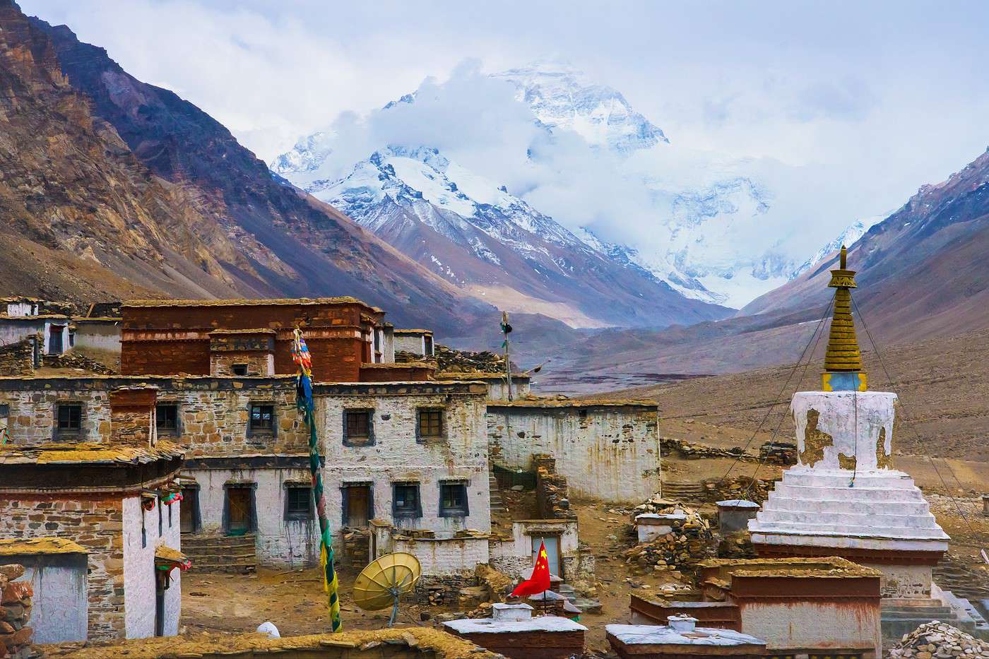 Monast&egrave;re de Rongbuk, Tibet