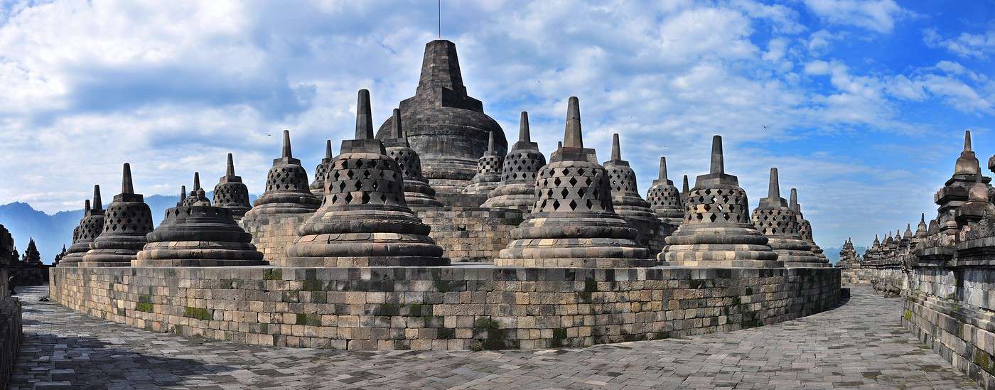 Borobudur, Indonésie