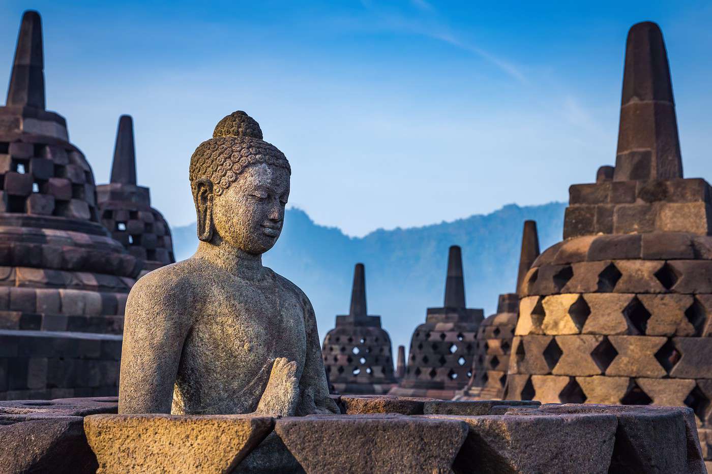 Borobudur, Indonésie