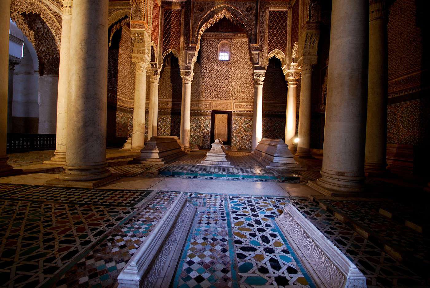 Tombeaux saadiens, Marrakech, Maroc