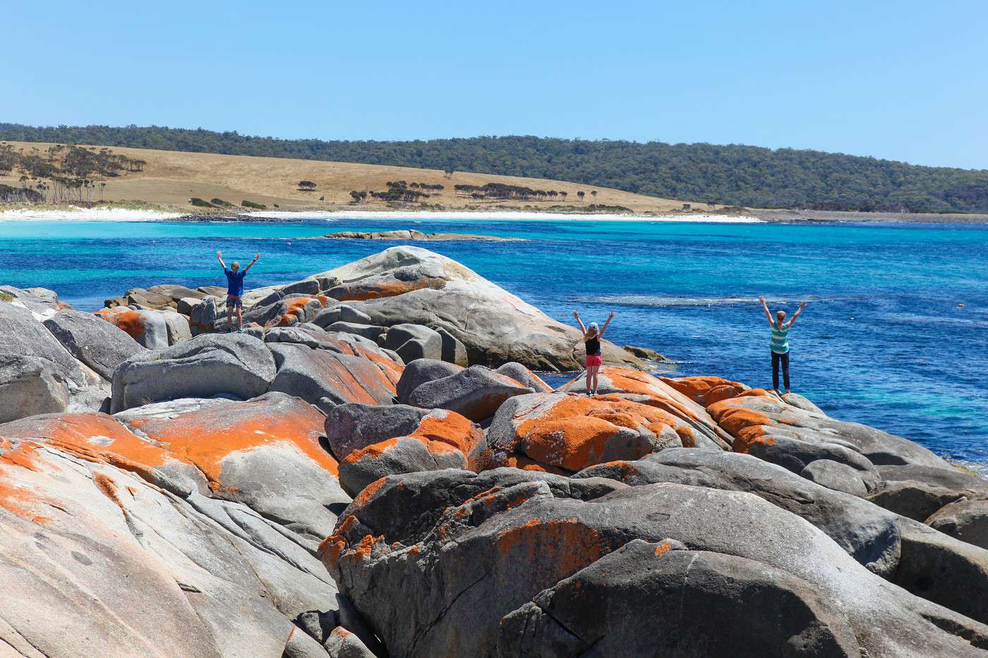 Bay of Fires, Tasmanie, Australie Bay of Fires, Tasmanie, Australie