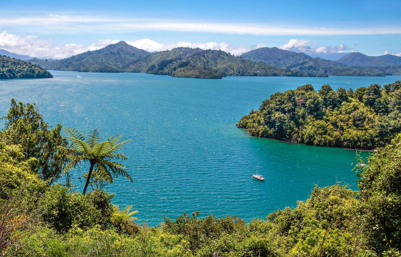 Marlborough Sounds, Nouvelle-Zélande Marlborough Sounds, Nouvelle-Zélande