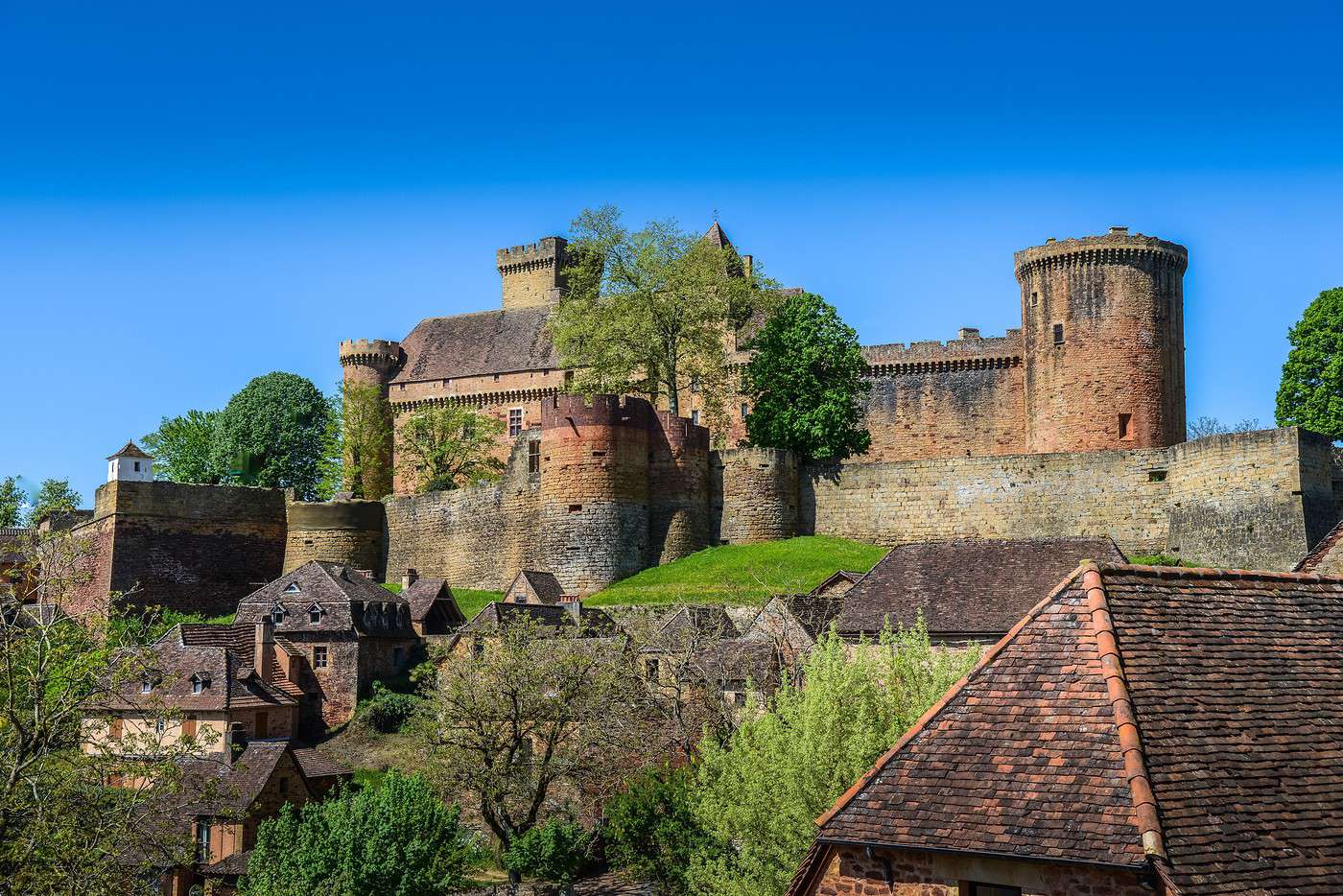 Ch&acirc;teau de Castelnau-Bretenoux, Lot, France