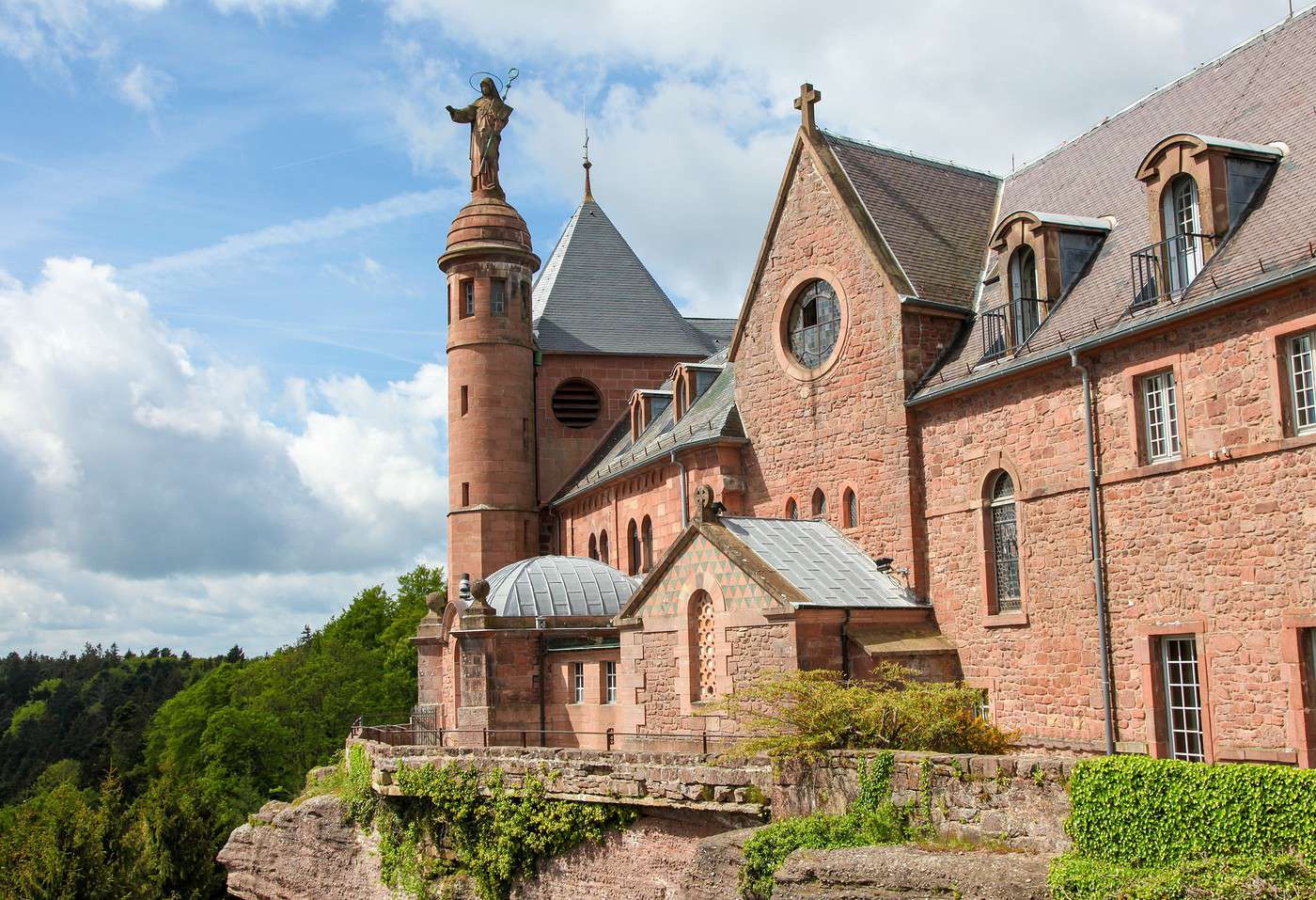 Mont Sainte-Odile, Bas-Rhin, France Mont Sainte-Odile, Bas-Rhin, France