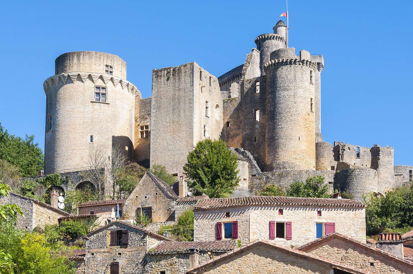 Ch&acirc;teau de Bonaguil, Lot-et-Garonne, France