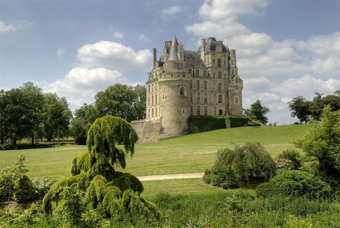 Ch&acirc;teau de Brissac-Quinc&eacute;, Maine-et-Loire, France
