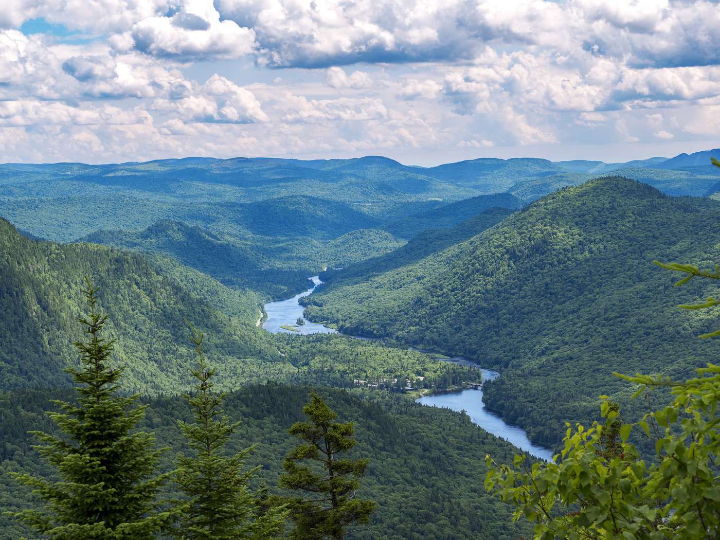 Parc national de la Jacques-Cartier, Qu&eacute;bec, Canada