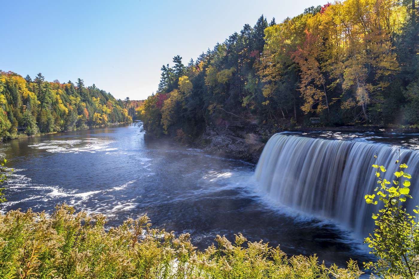 Parc d'&eacute;tat des Tahquamenon Falls, Michigan, &Eacute;tats-Unis