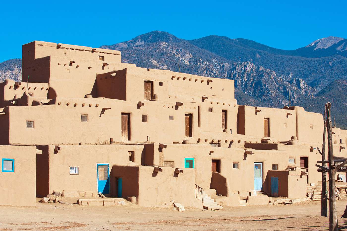 Pueblo de Taos, Nouveau-Mexique, &Eacute;tats-Unis