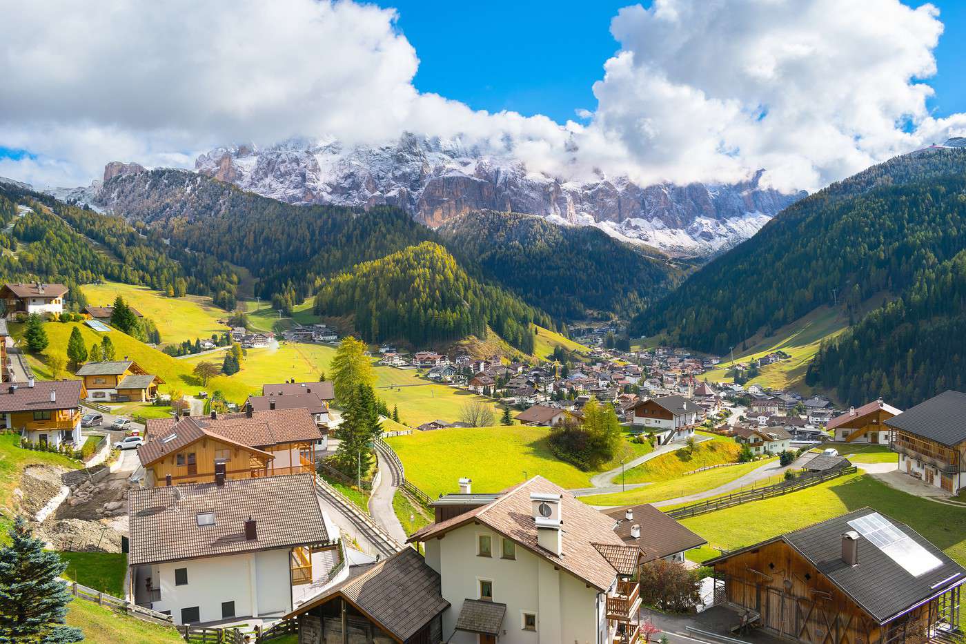 Vall&eacute;e de Val Gardena, Italie