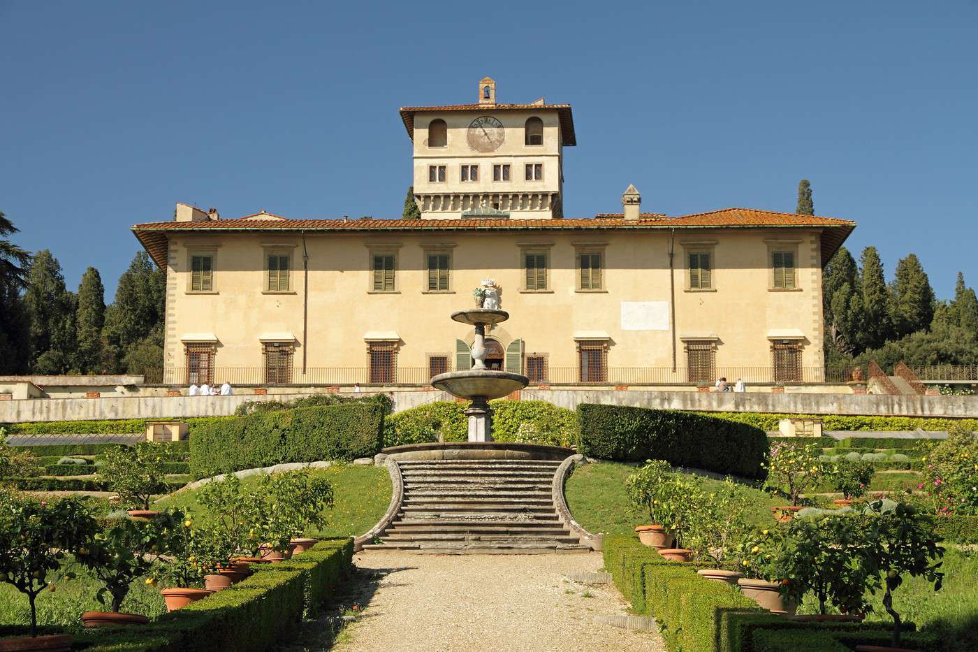 Villas des M&eacute;dicis en Toscane, Italie