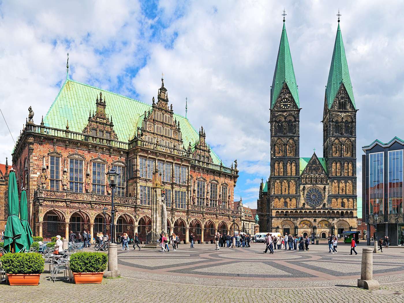 Place du march&eacute;, Br&ecirc;me, Allemagne