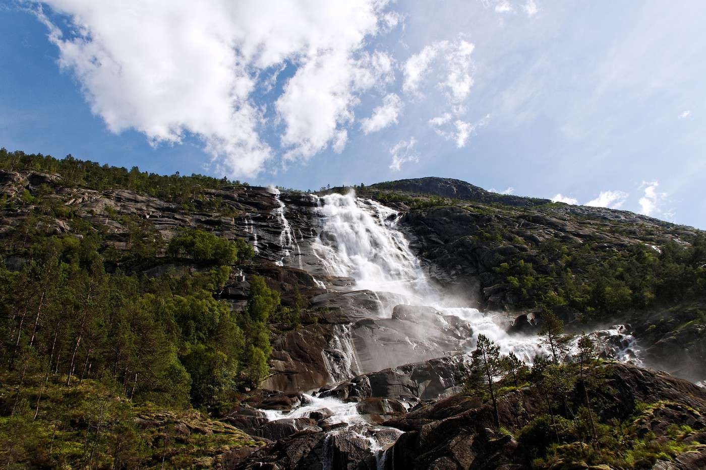Cascade de Langfossen, Norv&egrave;ge