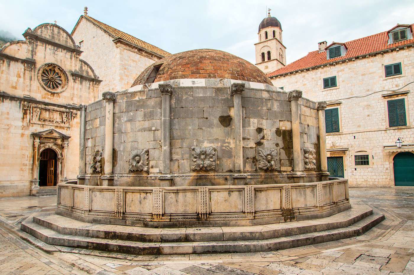 Fontaine d'Onofrio, Dubrovnik, Croatie