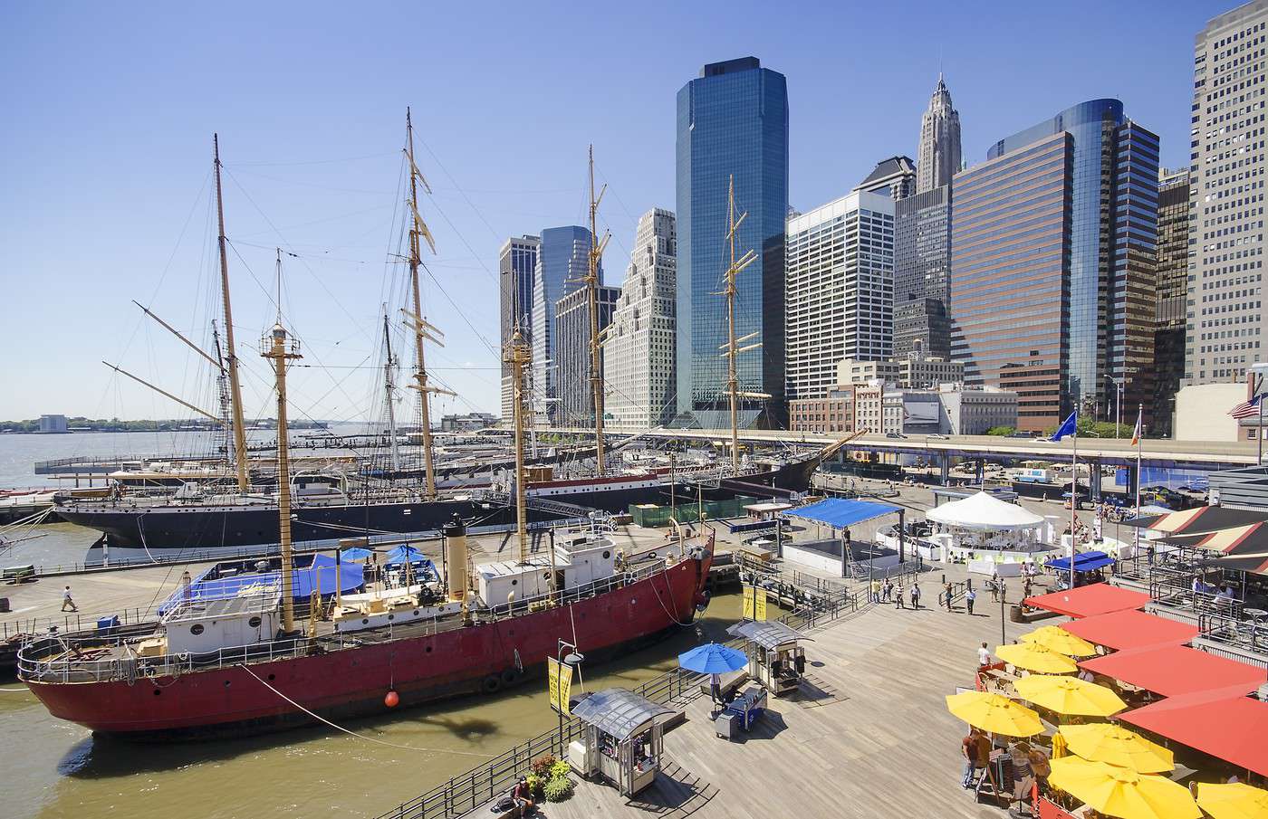 South Street Seaport, New York, États-Unis South Street Seaport, New York, États-Unis