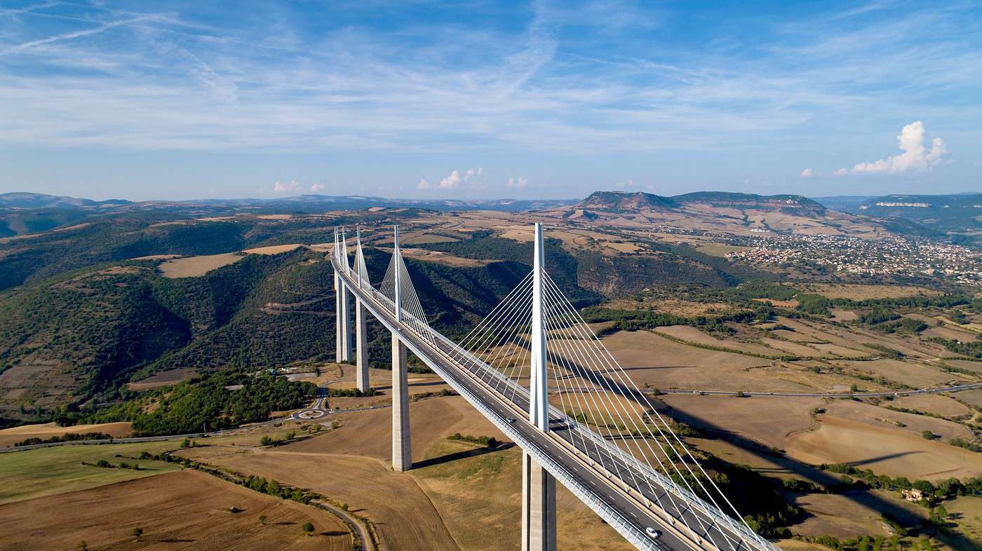 Viaduc de Millau, Aveyron, France