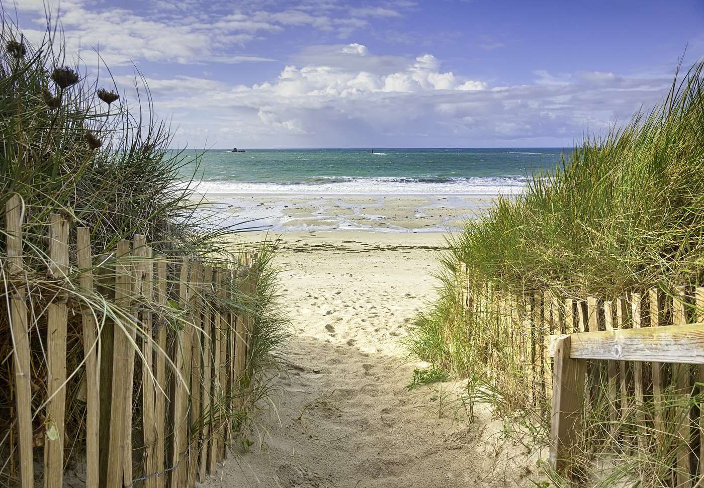 Plages de Plouescat, Plouescat, Finist&egrave;re, France