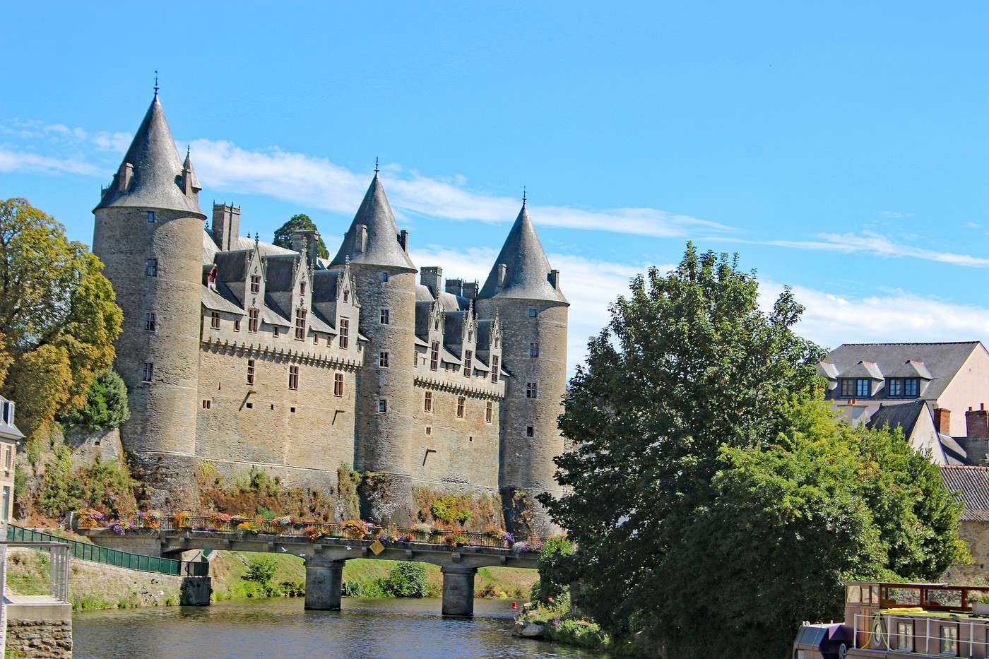 Ch&acirc;teau de Josselin, Josselin, Morbihan, France
