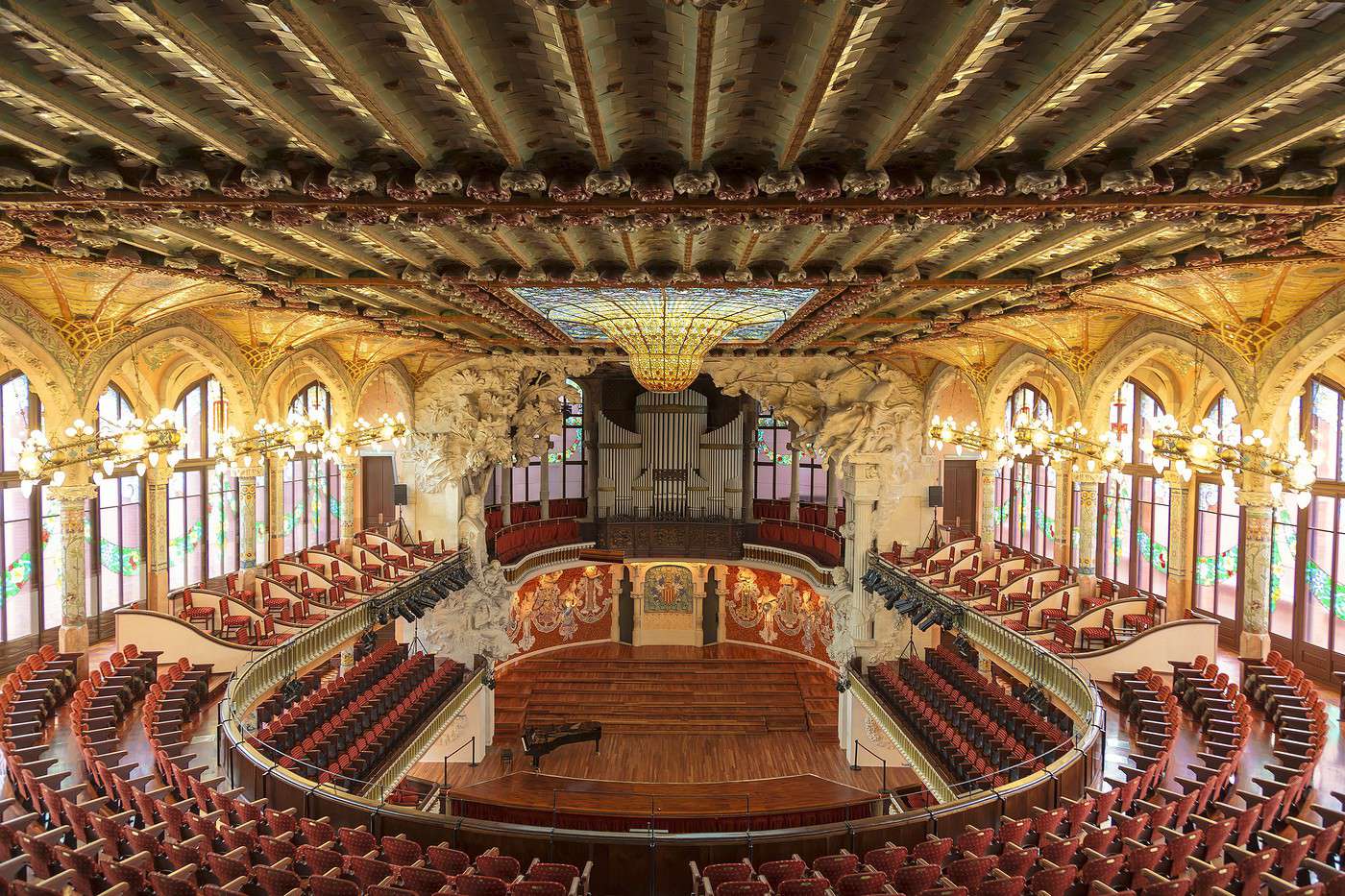 Palais de la musique catalane, Barcelone, Espagne