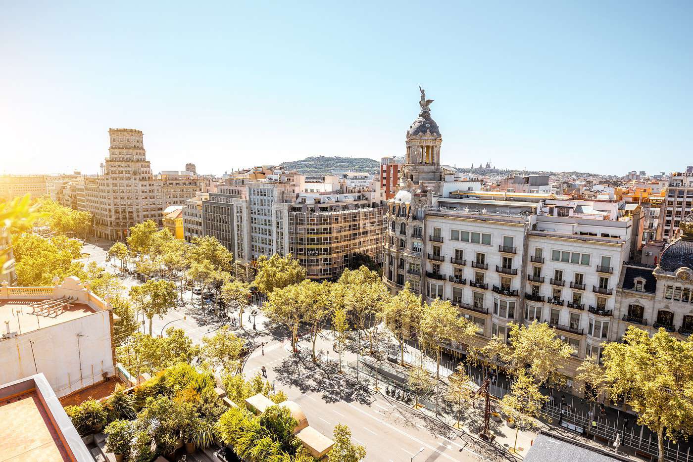 Passeig de Gracia, Barcelone, Espagne