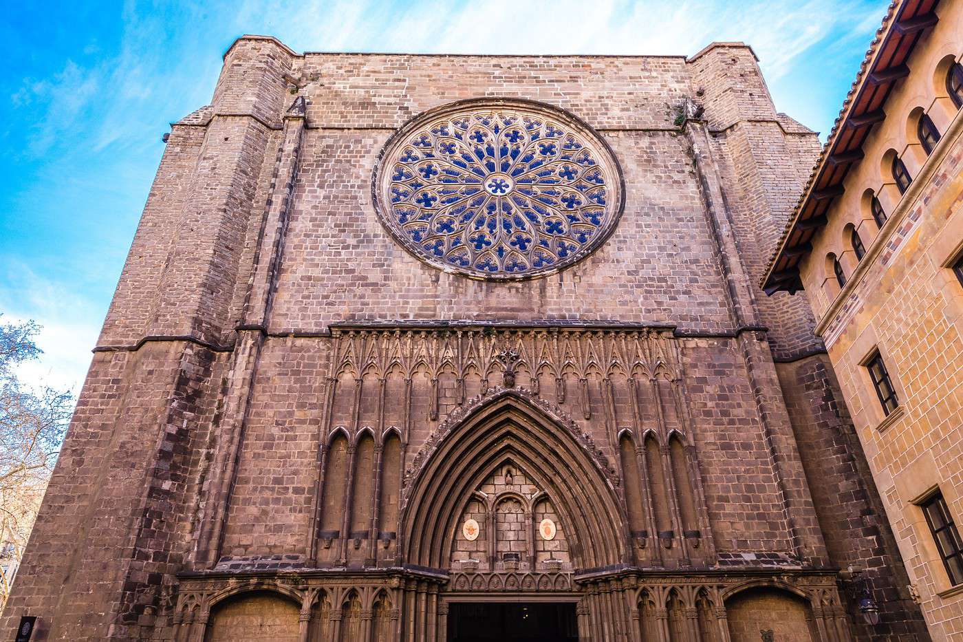 Basilique Santa Maria del Pi, Barcelone, Espagne