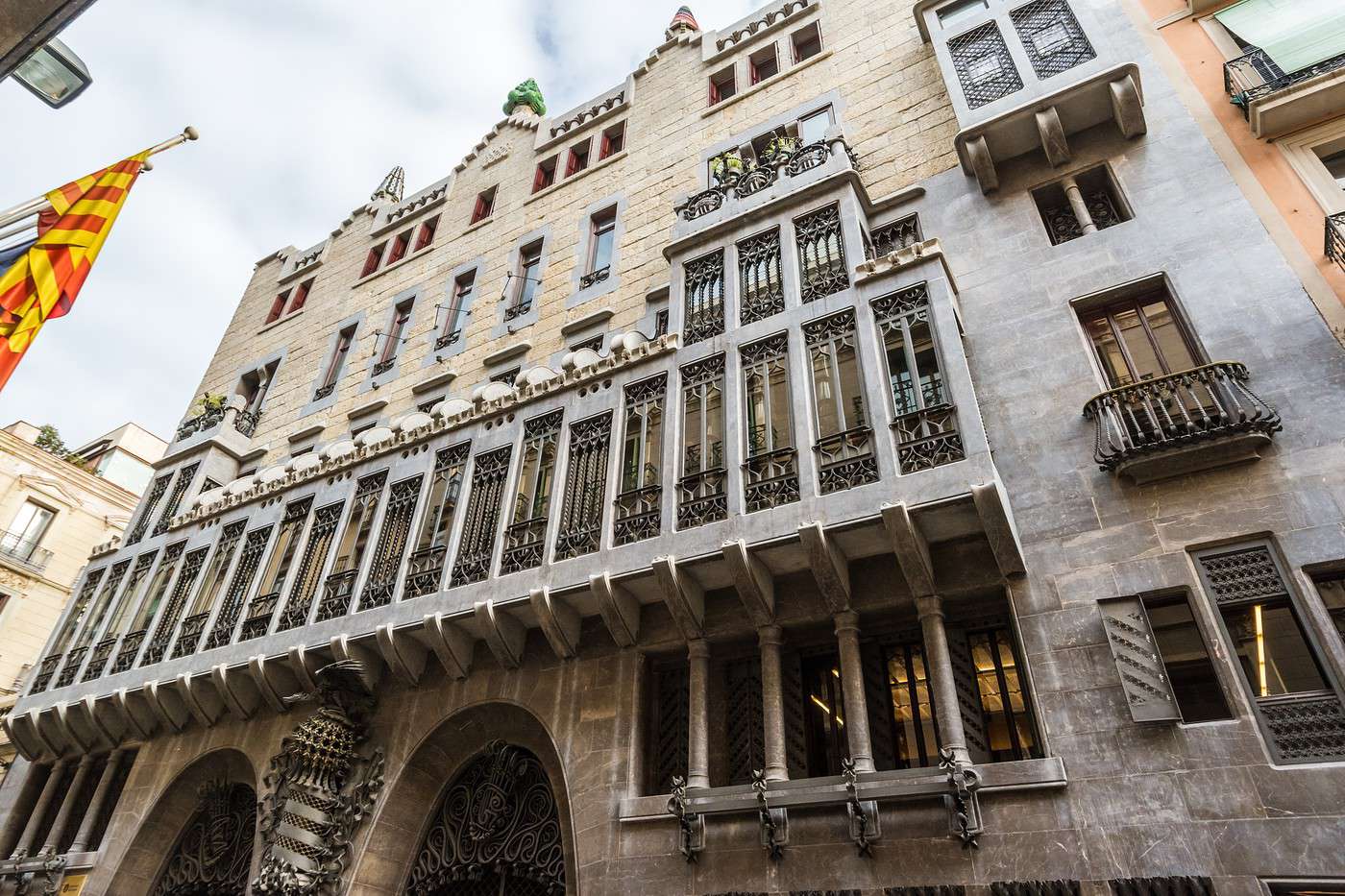 Palau G&uuml;ell, Barcelone, Espagne