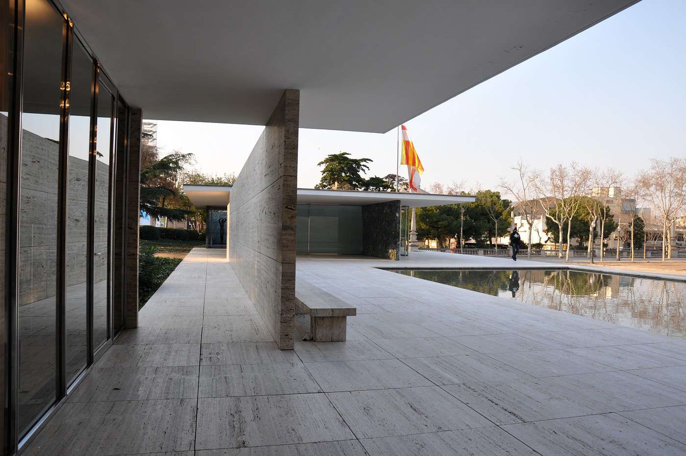 Pavillon Mies van der Rohe, Barcelone, Espagne Pavillon Mies van der Rohe, Barcelone, Espagne