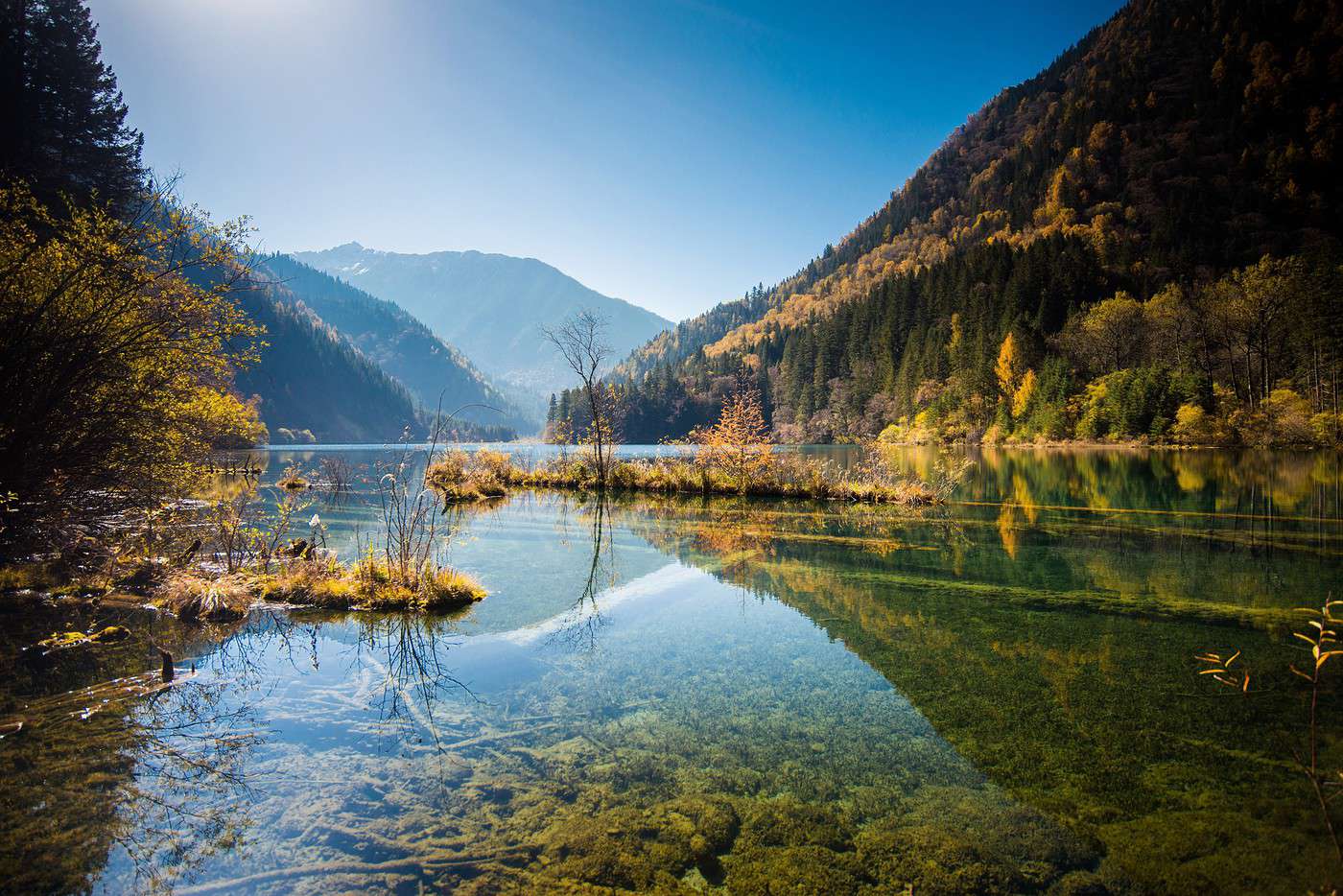 Réserve naturelle de la Vallée de Jiuzhaigou, Chine