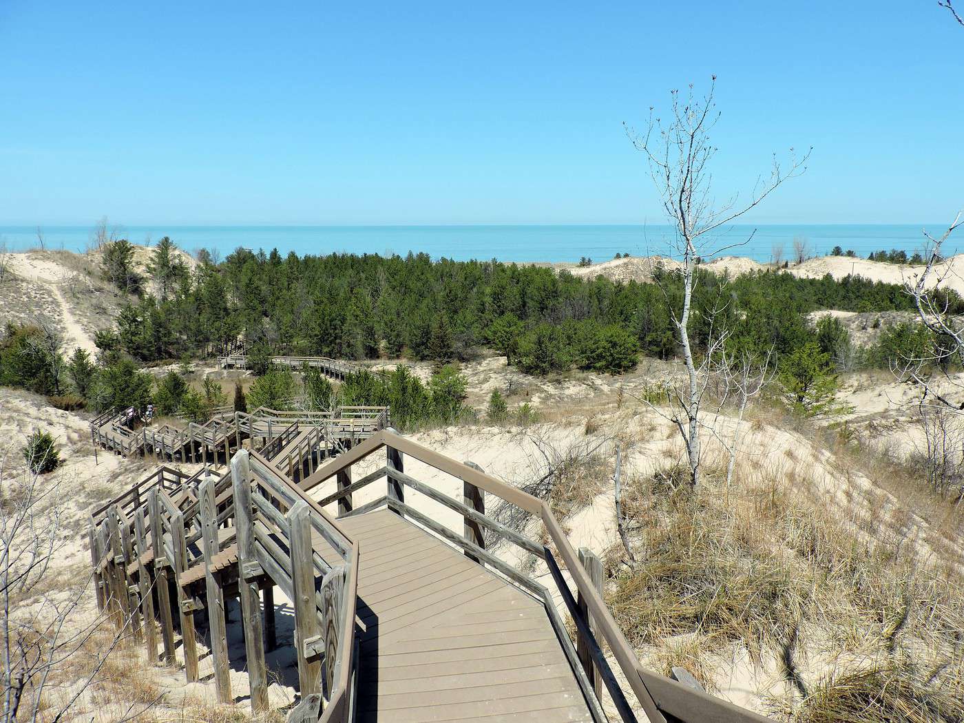 Parc d'&eacute;tat des Indiana Dunes, Indiana, &Eacute;tats-Unis