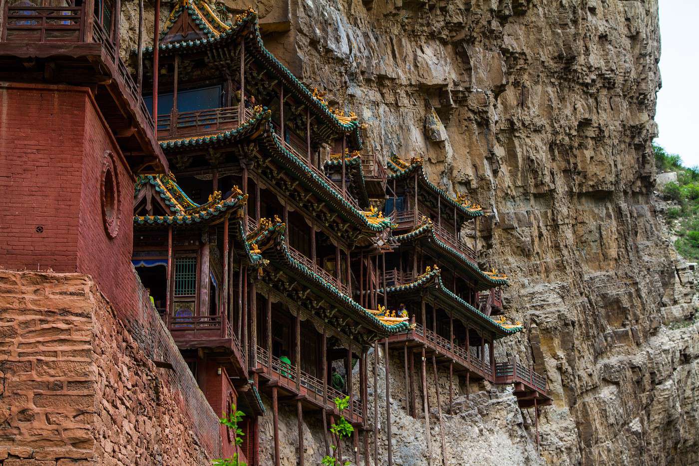 Monastère suspendu de Xuankongsi (monastère bouddhiste de la Chine ...