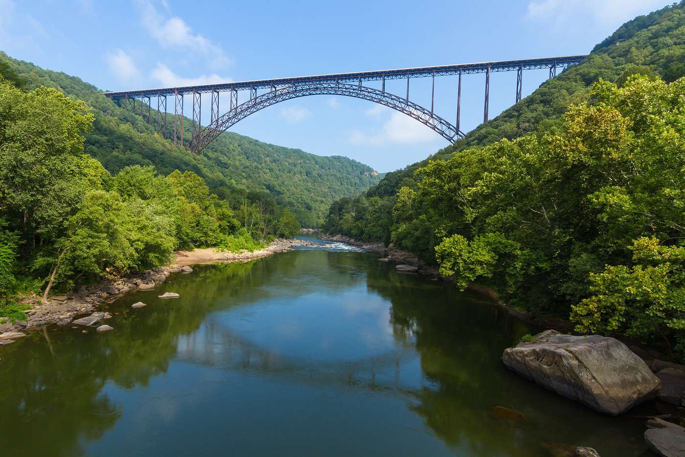 Gorges de la New River, Virginie Occidentale, États-Unis Gorges de la New River, Virginie Occidentale, États-Unis