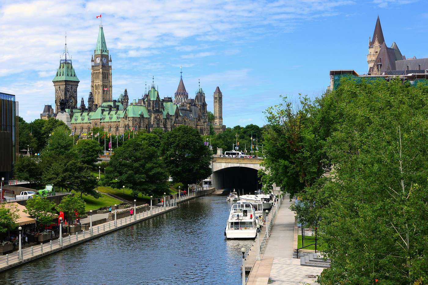 Canal Rideau, Ottawa, Ontario, Canada