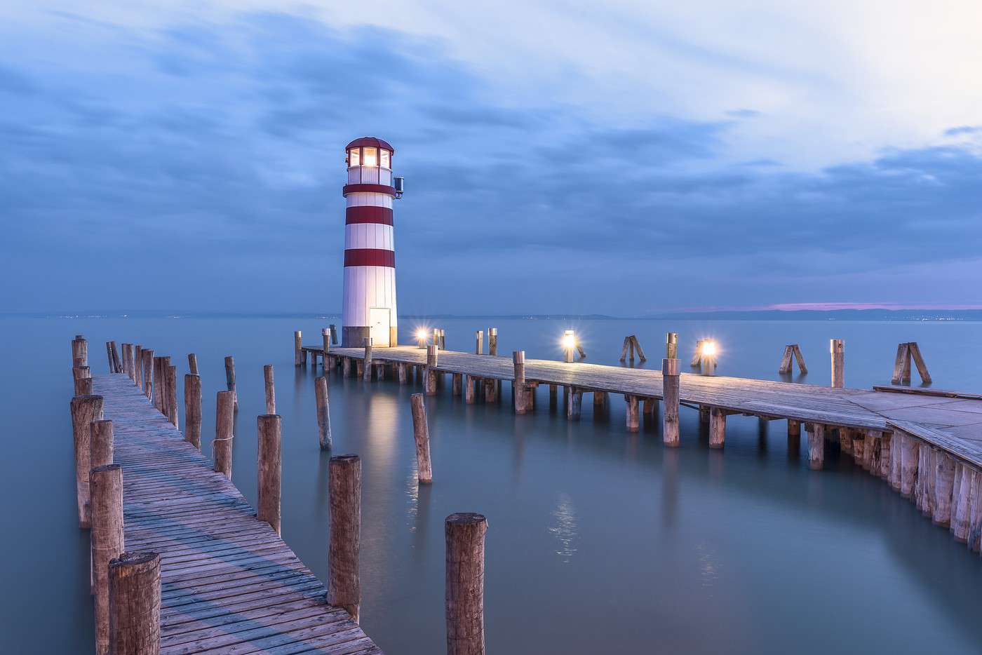 Lac de Neusiedl, Autriche Lac de Neusiedl, Autriche
