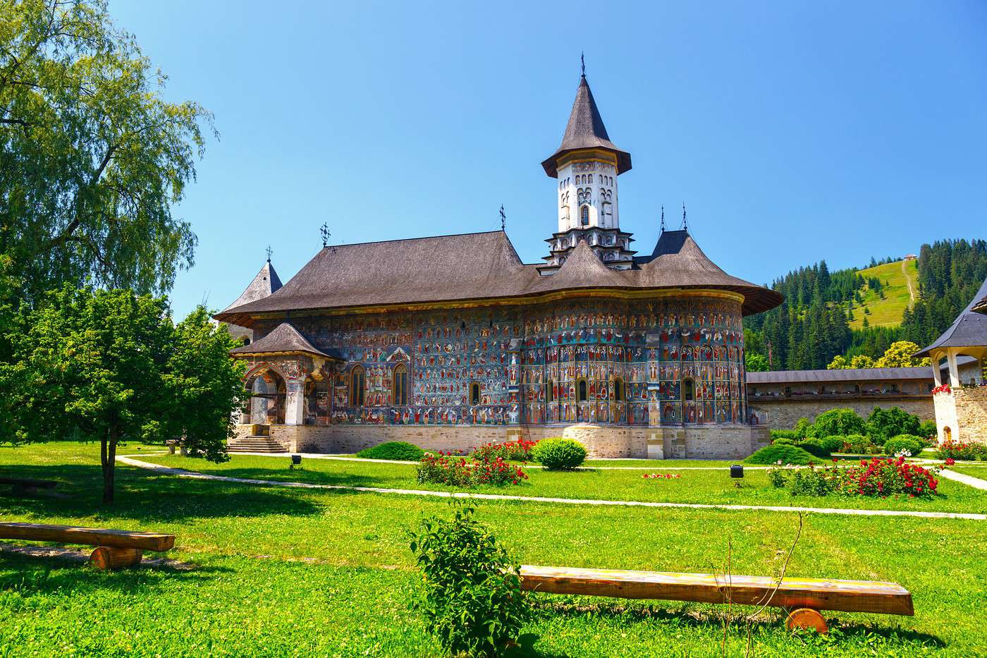 Monastère de Sucevita, Roumanie Monastère de Sucevita, Roumanie