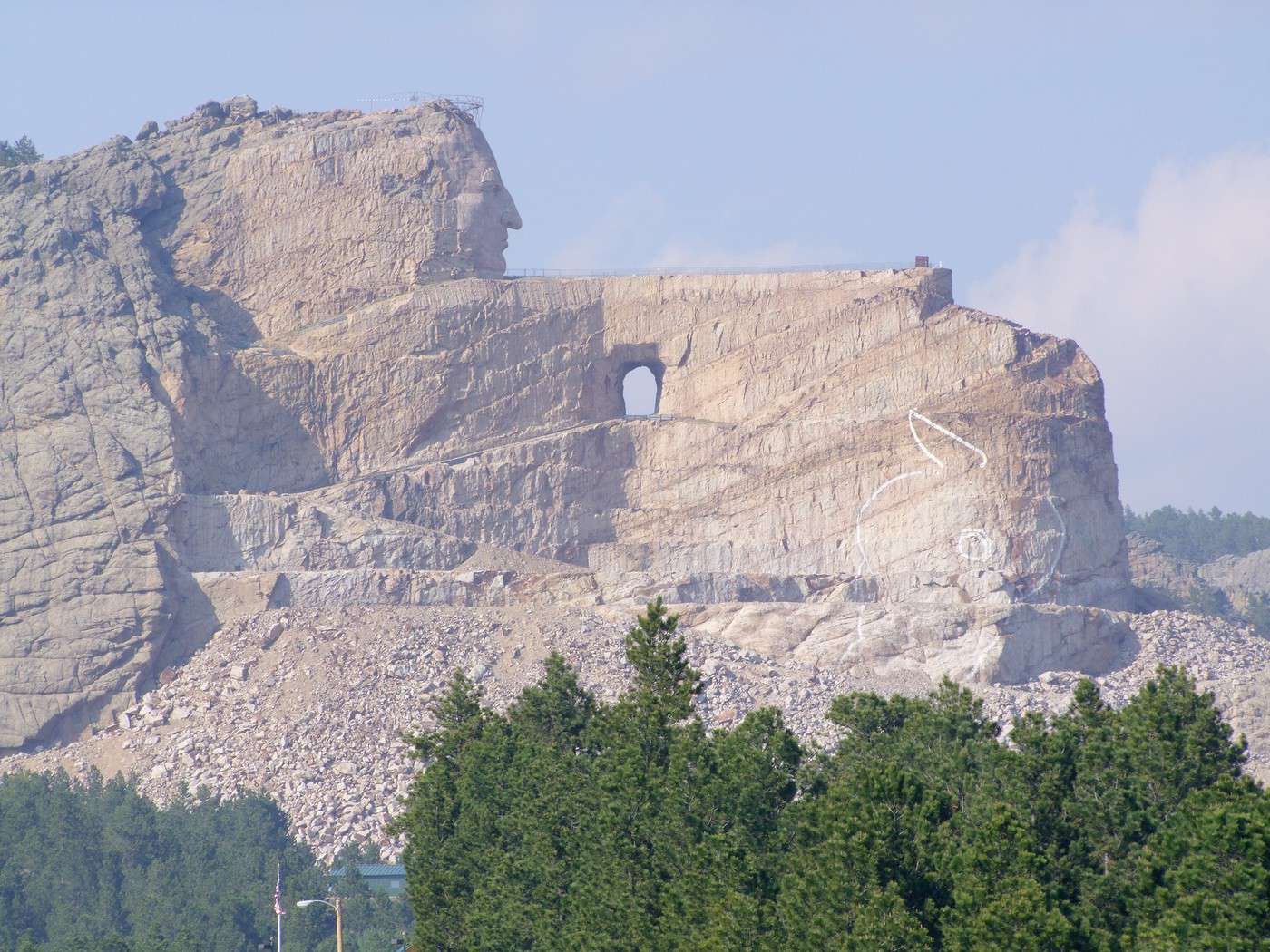 Crazy Horse Memorial, Dakota du Sud, États-Unis