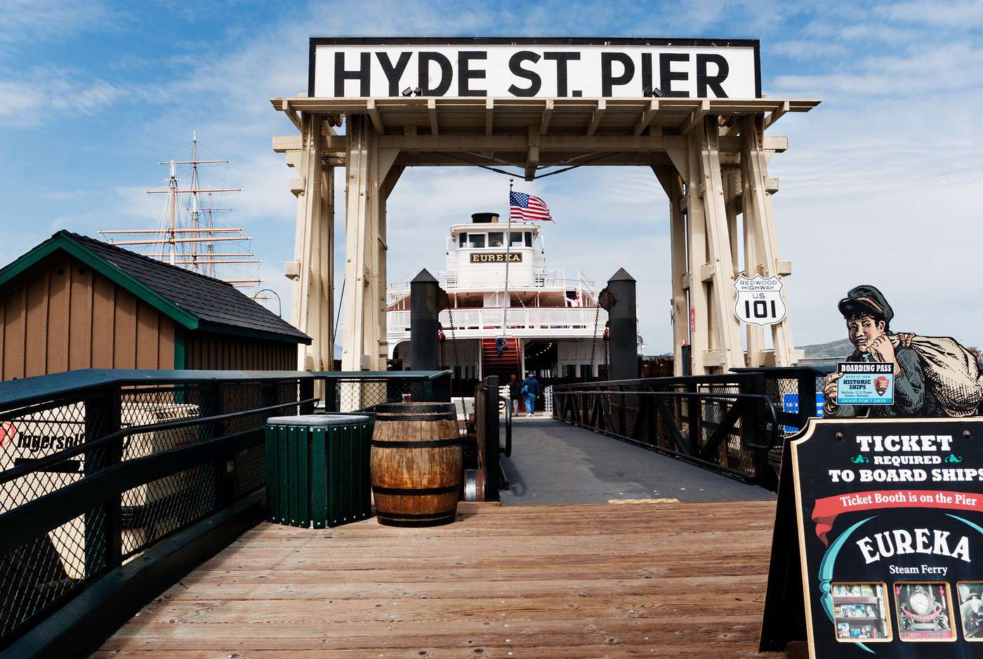 Hyde Street Pier, San Francisco, Californie, &Eacute;tats-Unis