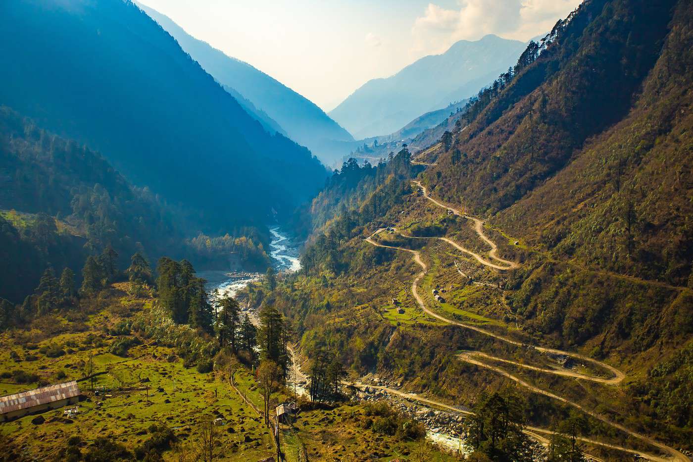 Vallée de Chopta, Inde