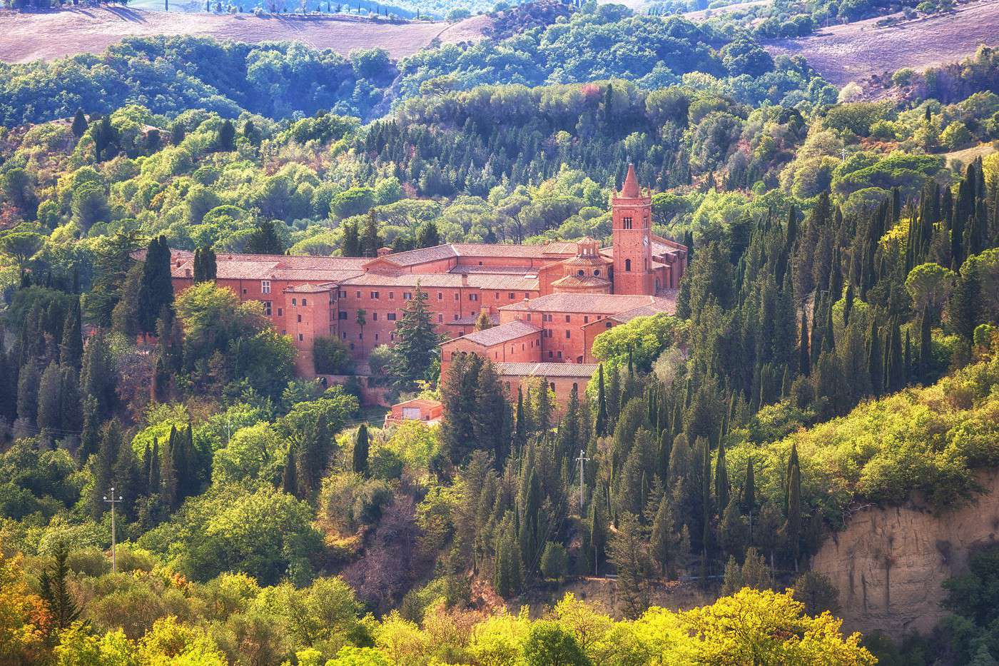 Abbaye de Monte Oliveto Maggiore, Italie