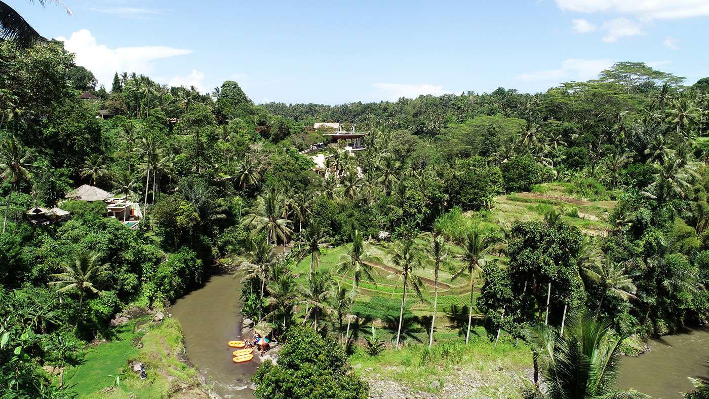 Rivi&egrave;re Ayung, Indon&eacute;sie