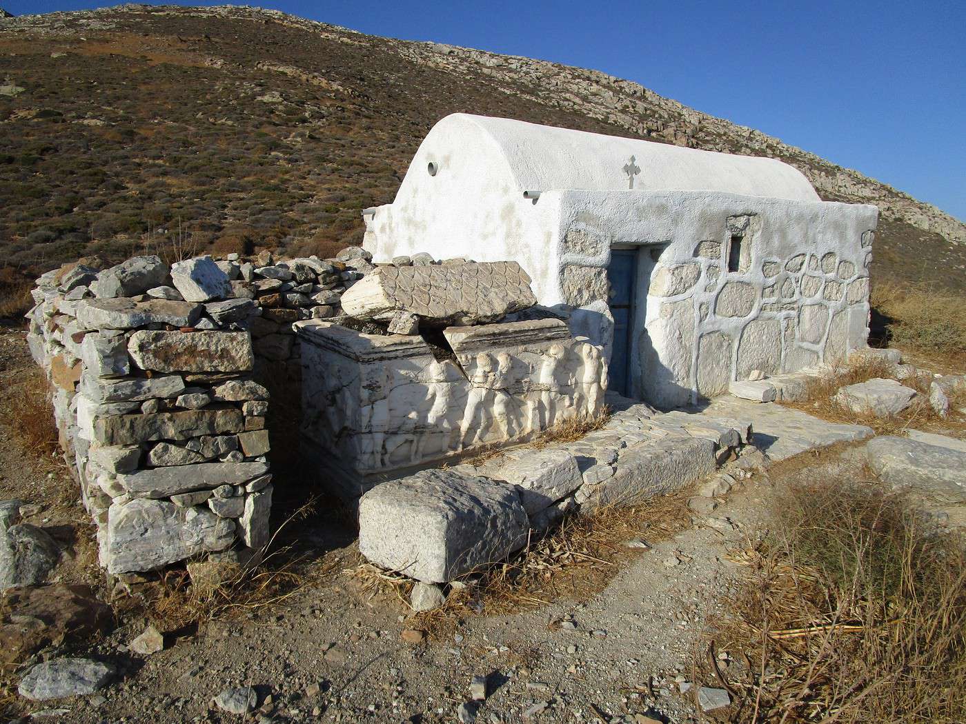 Sarcophage de Doxharis, Anafi, Gr&egrave;ce