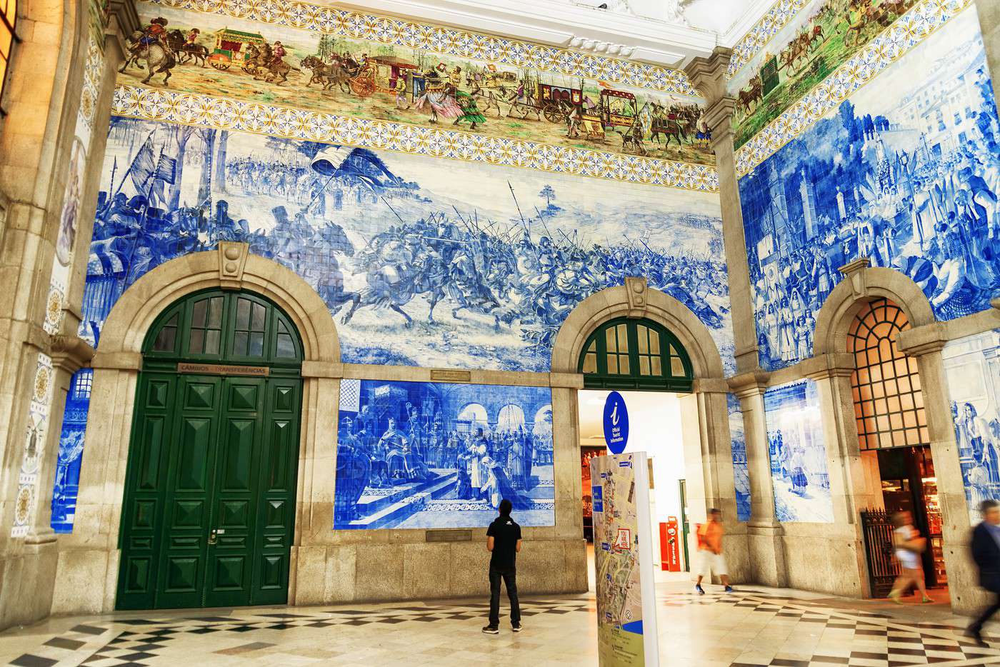 Gare de Sao Bento, Porto, Portugal