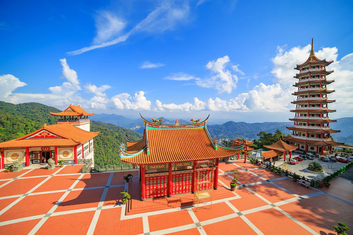 Chinese temple, Genting Highlands, Malaisie