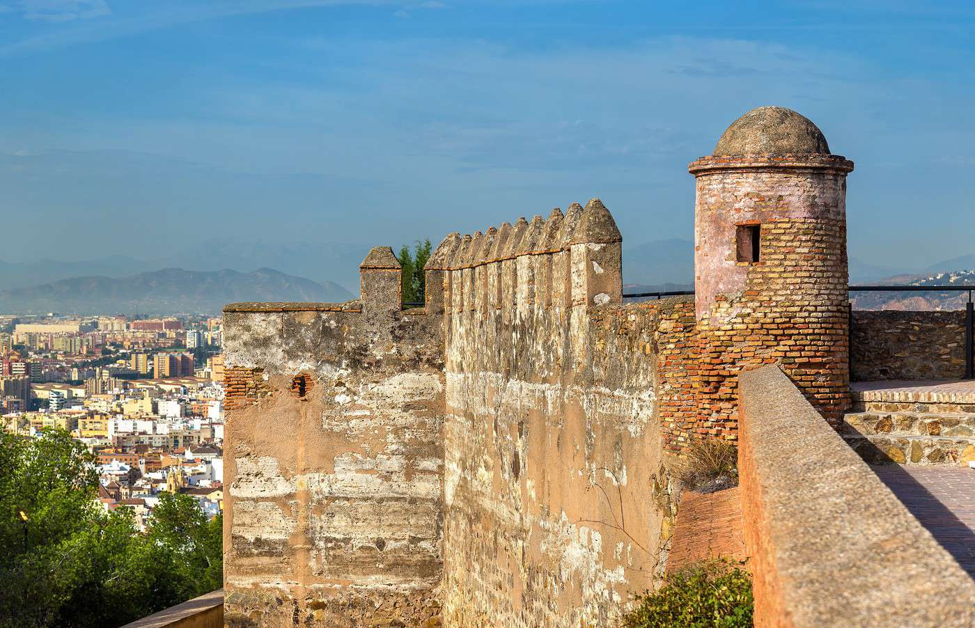 Château du Gibralfaro, Malaga, Espagne