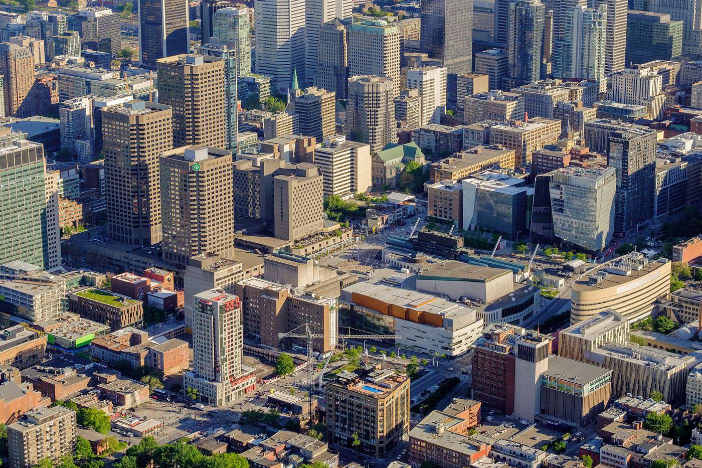 Quartier des spectacles, Montréal, Québec, Canada