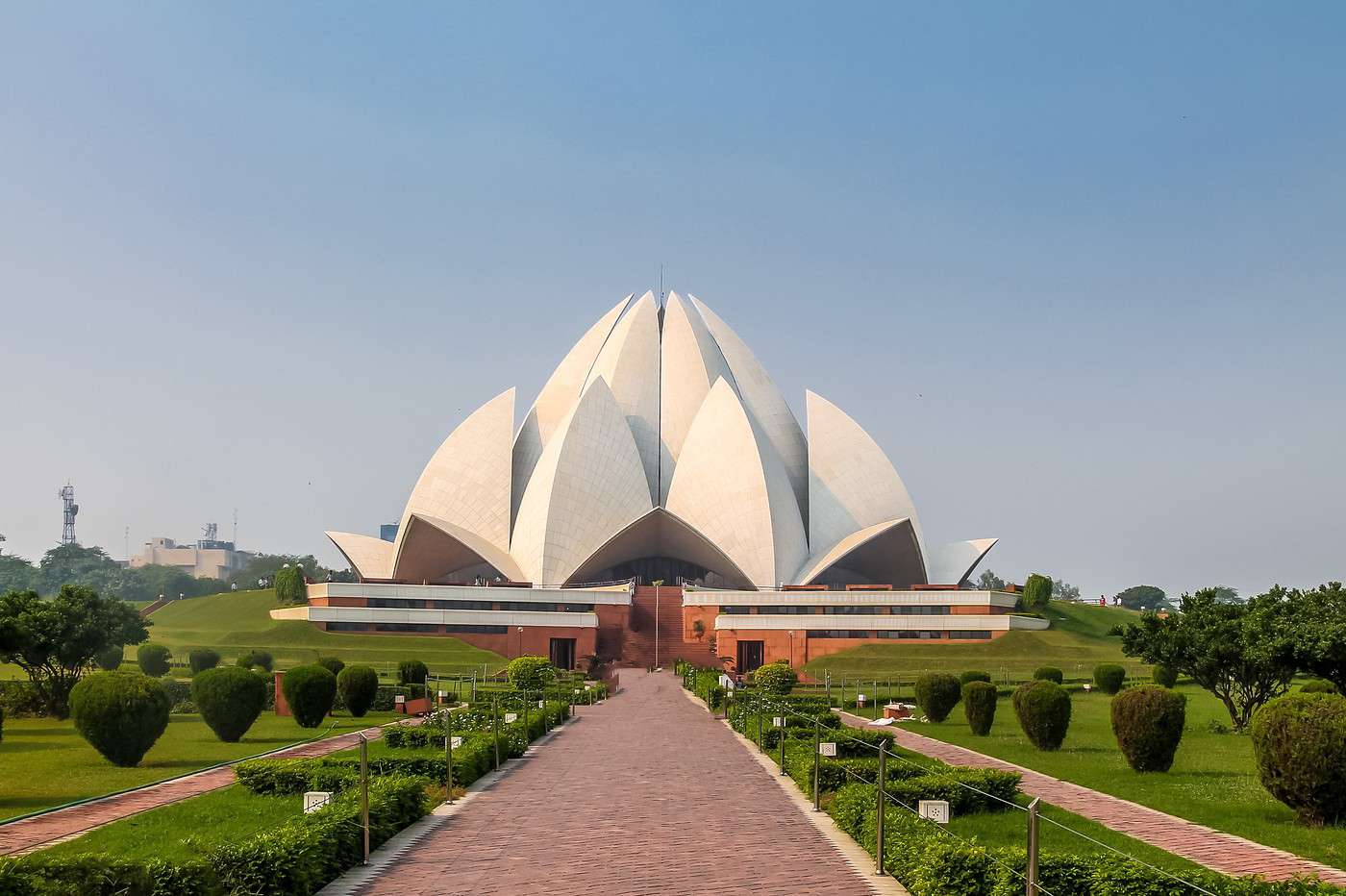 Temple du Lotus, Delhi, Inde